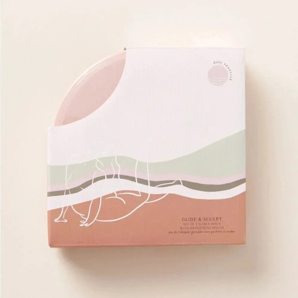 NWT Daily Practice by Anthropologie Glide & Sculpt Glider Disc Set - Picture 2 of 10